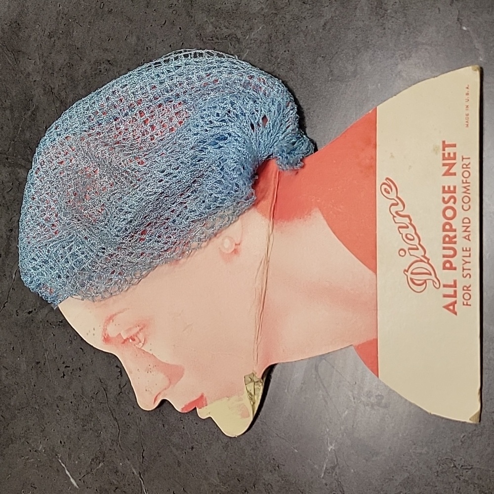 Vintage Diane All purpose blue hair nets